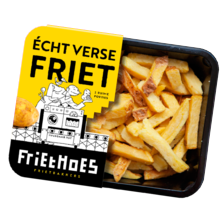 Friethoes verse friet met schil